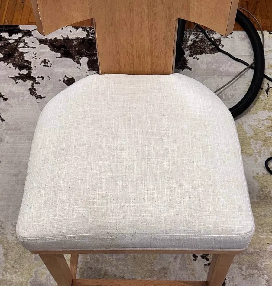 After dining chair cleaning